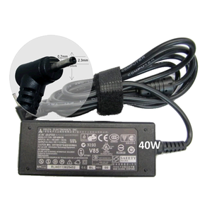 Caricabatterie per laptop - 40W, 19V, 2.1A, con connettore da 3,5 mm x 1,35 mm, ideale per i modelli - Product Image 1