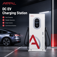Chargeur de station de bus commercial pour véhicules électriques DC Amppal, nouveau, 30-40 kW, CCS1/CHAdeMO/Ccs2/GB/T, double pistolet