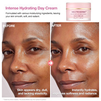 Produits de soin du visage Neutriherbs Natural Water Lock, crème hydratante de jour à la panthénol et à la centella asiatica, hydratation intense