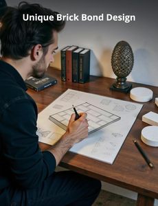 Sợi Polyester gạch giống như mô hình bảng điều khiển âm thanh mật độ cao chống cháy cuttable ngoài trời sử dụng giảm tiếng ồn cao - Product Image 2