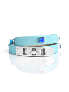 Pulsera <span class=keywords><strong>de</strong></span> cuero <span class=keywords><strong>de</strong></span> vaca con diseño <span class=keywords><strong>de</strong></span> marca personalizable, joyería <span class=keywords><strong>de</strong></span> latón, ancla para mujer, piedra preciosa, cuerda - Product Image 2