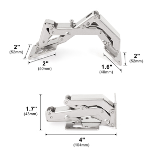 Thủy Lực Mềm Đóng Giấu Bản Lề Đồ Nội Thất Hiện Đại Cửa Ẩn Bản Lề Có Thể Điều Chỉnh Góc Bản Lề Cho Tủ, Tủ Quần Áo, Tủ Quần Áo - Product Image 5