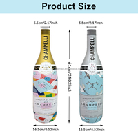 Bouteille gonflable géante Bouteille de vin gonflable en PVC à impression complète personnalisée Bouteille de bière gonflable à champagne pour la publicité