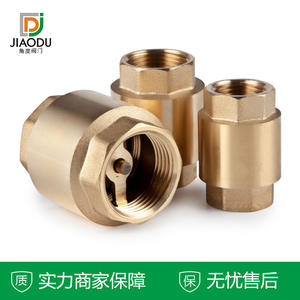 Vannes de retenue verticales en laiton à filetage interne avec ressort et noyau en cuivre - Réductions en gros disponibles - Product Image 4