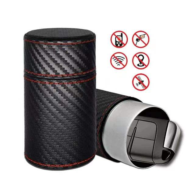 Luxury Car Key Faraday Signal Protector RFID Blocking Case & Signal Blocker Portable PC Material