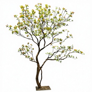 Ornements de sol haut de gamme en plastique, <span class=keywords><strong>fleurs</strong></span> artificielles de Nandina, plantes vertes, décoration intérieure de style chinois - Product Image 1