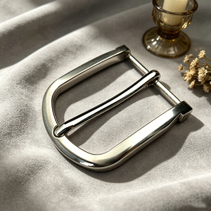 Hebilla de cinturón de aleación de zinc con logotipo personalizado, hebilla automática estilo vaquero para hombre, proveedor de hebillas de cinturón con MOQ bajo - Product Image 1