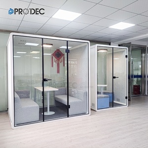 Cabina espacial <span class=keywords><strong>soundpeats</strong></span> cabina de oficina interior cabina de reunión de <span class=keywords><strong>4</strong></span> asientos cabinas silenciosas - Product Image 3
