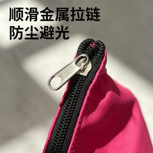 Bolsa impermeable para sellos de 7 pulgadas con cierre de cremallera de PVC para oficinas, contadores, profesores y bancos - Product Image 4