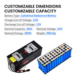 48V 30Ah Natrium-batterijpakket Lange levensduur Hoge energiedichtheid Lichtgewicht ontwerp voor dagelijkse taken van reinigingsrobots - Product Image 2