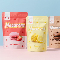 Bolsa de Plástico con Cierre Vertical de Grado Alimenticio, Impresa Personalizada, Resistente a la Humedad, Doypack Reutilizable para Snacks, Café y Dulces