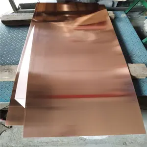 Inexpensive copper plate one ton minimum order c1100 0 1mm thick copper plate