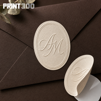 Étiquettes personnalisées en relief 3D avec logo, papier texturé spécial, autocollants gaufrés, estampage à chaud doré pour pots de bougies, parfums, cadeaux