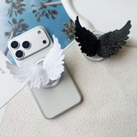 Support de téléphone magnétique, design ailes d'ange, support de bureau 3D, accessoires de téléphone en gros, compatible avec iPhone 18 Pro Max