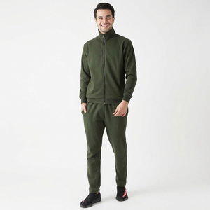 Prix des survêtements d'hiver pour hommes en coton 100% respirant à motif uni - Product Image 1