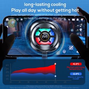 Memo CX06 Frozen Mobile Phone Cooling Fan <b>Mini</b> Universal Magnetic Back Clamp Adjustable Phone <b>Cooler</b> - Product Image 5