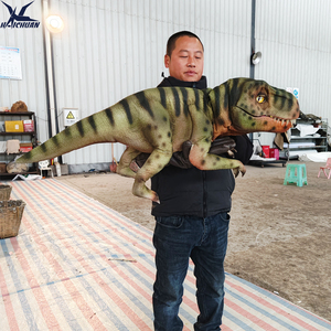 Marioneta de <span class=keywords><strong>Mano</strong></span> de Tiranosaurio Rex Mecánico Realista, Accesorio de Dinosaurio Animatrónico para Fiestas Infantiles, Exposiciones Educativas y Cabinas de Fotos - Product Image 3