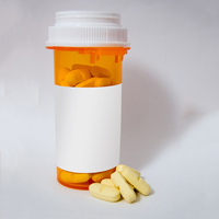 Flacon à pilules en plastique à sécurité enfant, cylindre personnalisé à clic, flacon réversible pour médicaments, conteneur d'emballage, sérigraphie