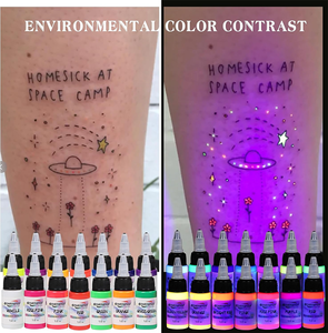 Juego de <span class=keywords><strong>Tinta</strong></span> para Tatuajes GTARTISTOO de 15 ml, Juego de <span class=keywords><strong>Tinta</strong></span> Luminosa para Tatuajes, Juego de <span class=keywords><strong>Tinta</strong></span> Profesional para Tatuajes, Servicios de Transporte FBA de Estados Unidos - Product Image 3