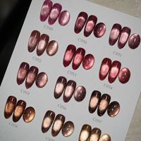 Vernis à ongles en gel effet œil de chat diamanté Ladai Maple Sugar, 24 couleurs, paillettes réfléchissantes, gel magnétique UV, vernis à ongles pour manucure