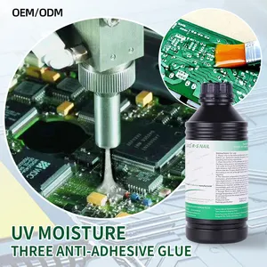 UV nem üç anti-yapıştırıcı tutkal tedarikçisi UV kür kurutmalı yapıştırıcı tutkal Conformal kaplama