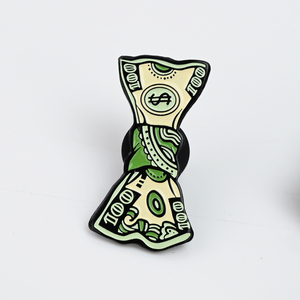 Goede kwaliteit souvenir op maat gemaakte logo metalen hard-emaille badge schattige belangrijke boodschappen op kleding voor presentatie - Product Image 6