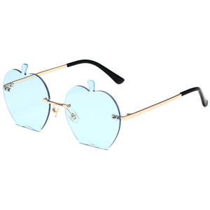 Lunettes <span class=keywords><strong>de</strong></span> soleil tendance sans monture pour femme, style vintage fantaisie, protection UV400 polarisée, pour fêtes et raves, logo personnalisé, vente en gros - Product Image 5