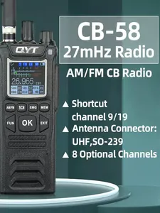 ตัวรับส่งสัญญาณวิทยุมือถือ qyt CB58 26.965 27.405MHz am/fm L660วิทยุสองทาง - Product Image 1