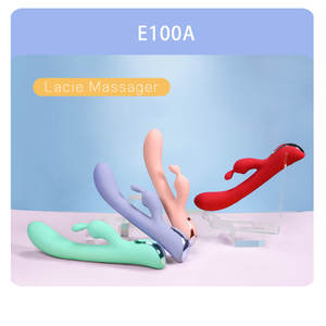 G spot Vagina clitoride leccare vibratore Dildo stimolare masturbarsi vibratore coniglio in Silicone per le donne - Product Image 6