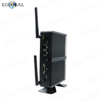Mini PC Económico Sin Ventilador, Procesador Intel Celeron N5095, RAM DDR4, SSD MSATA, Windows 10 Pro, HD VGA, Puertos LAN POS Dobles, Mini Computadora