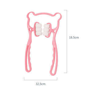 Jambe lombaire abdomen cou masseur thérapie cou épaule double point rouleau <span class=keywords><strong>auto</strong></span>-<span class=keywords><strong>massage</strong></span> outils soulager la pression des mains <span class=keywords><strong>Massage</strong></span> profond - Product Image 4