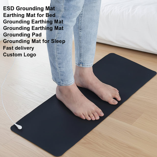PVC Leather Surface Bed Protector Anti Radiation Conductive Blanket EMF Shield Healing Recovery Grounding Pad