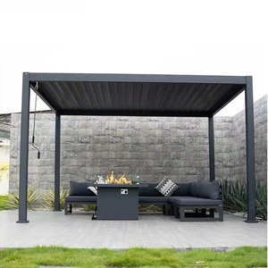 <span class=keywords><strong>Pergola</strong></span> in alluminio con tetto <span class=keywords><strong>a</strong></span> lamelle orientabili, tenda <span class=keywords><strong>da</strong></span> <span class=keywords><strong>sole</strong></span> <span class=keywords><strong>a</strong></span> parete, tenda <span class=keywords><strong>a</strong></span> rullo intelligente, gazebo con porta manuale e protezione solare per patio chiuso - Product Image 3