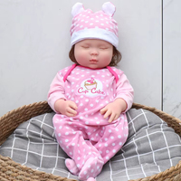 18 "Full Body Platinum Silicone Reborn Doll Hand Rooted Hair Realistic Nurturing Experience