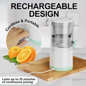 Wholesale Juicer USB Charging <b>Orange</b> Lemon Fruit Blender Mini Household <b>Squeezer</b> Mixer for Travel and Home - Product Image 4