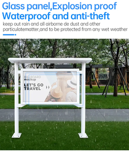 Máquina de publicidad al aire libre con dosel con energía solar | Pantalla LED a prueba de lluvia con refugio de ahorro de energía - Product Image 4