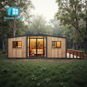 Design modulare alla moda contenitore casa casa giardino hotel resort contenitori con tre camere da letto e soggiorno - Product Image 4