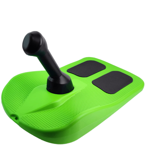 Luge à neige robuste et détachable avec guidon et frein, luge à neige pour enfants, luge à neige durable en HDPE, jouet de neige d'extérieur - Product Image 1