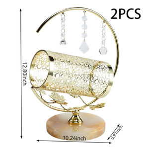 Mueble para Vino de Estilo Moderno y Lujoso, Color Dorado, con Soporte para Copas de Vino, Diseño Invertido - Product Image 2