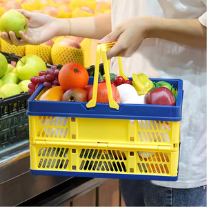 <span class=keywords><strong>Panier</strong></span> en plastique rose de supermarché Paniers à provisions pour dépanneurs - Product Image 6