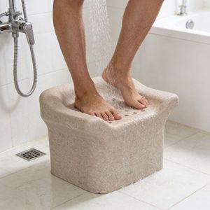 <b>Bathroom</b> Shower <b>Stool</b> 500x375x360mm Non Slip Seat With Backrest <b>For</b> Seniors And Kids - Product Image 3