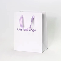 Sac en papier kraft de style classique avec logo personnalisé pour organiser les sous-vêtements, les chaussettes et les fourrures, impression numérique, stockage facile des aliments