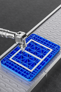 Nieuw Ontwerp Geluidloos 90*60Cm 200Kg Belasting Opvouwbare Plastic/Nylon Heavy Duty Platform Truck <span class=keywords><strong>Trolley</strong></span> Remwielen Opslag Winkel - Product Image 5