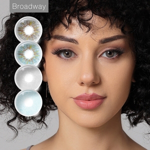 Muestra gratis Freshgo Broadway Lentes de contacto de colores Lentes de contacto de etiqueta privada Best Seller Lava Grey Eye Lens 14,5mm Lentilles - Product Image 1