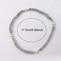 Bracelet en pierre naturelle et acier inoxydable pour femme, faible MOQ, vente en gros, perles semi-précieuses tendance pour boutiques