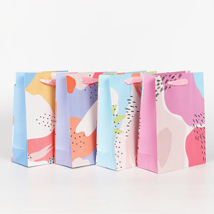 Stock au détail 210gsm ivoire papier kraft sacs en papier shopping sac d'emballage cadeau pour l'épicerie - Product Image 2