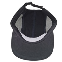 Gorra de Béisbol Deportiva de 5 Paneles de Sarga de Algodón de Alta Calidad, Ajustable con Broche de Plástico, Malla Ventilada para Deportes al Aire Libre, Unisex