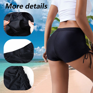 Culotte de bain menstruelle pour femme, coupe shorty, haute absorption, protection anti-fuite, pour le sport - Product Image 3