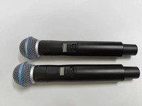 Microphone sans fil dynamique à main ULXD24-D/beta58a True Diversity UHF double canal pour événements en direct et karaoké