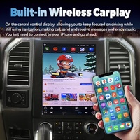 Autoradio Android 13 avec écran Tesla pour Ford F150 F-150 2016-2021, navigation automatique GPS, lecteur vidéo stéréo, lecteur DVD, autoradio multimédia